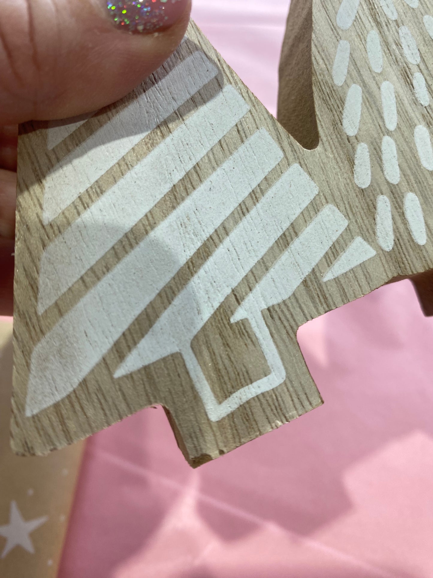 Wooden Festive Trees - imperfect