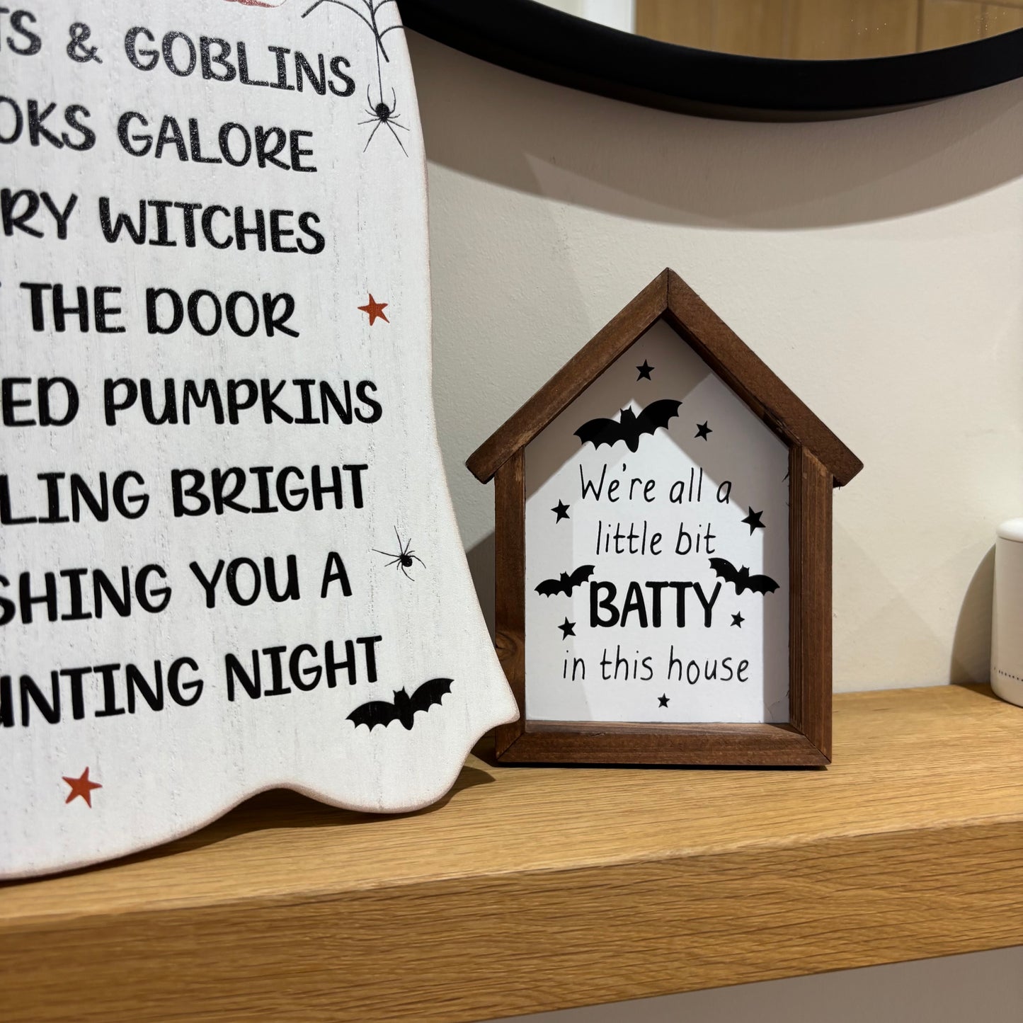 Spooktacular Halloween mini frames houses