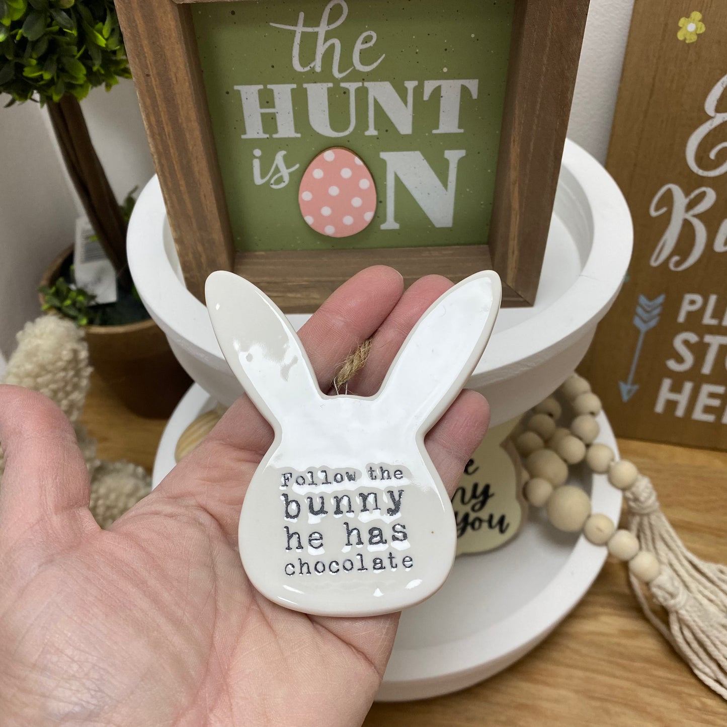 Follow the Bunny Hanger - imperfect