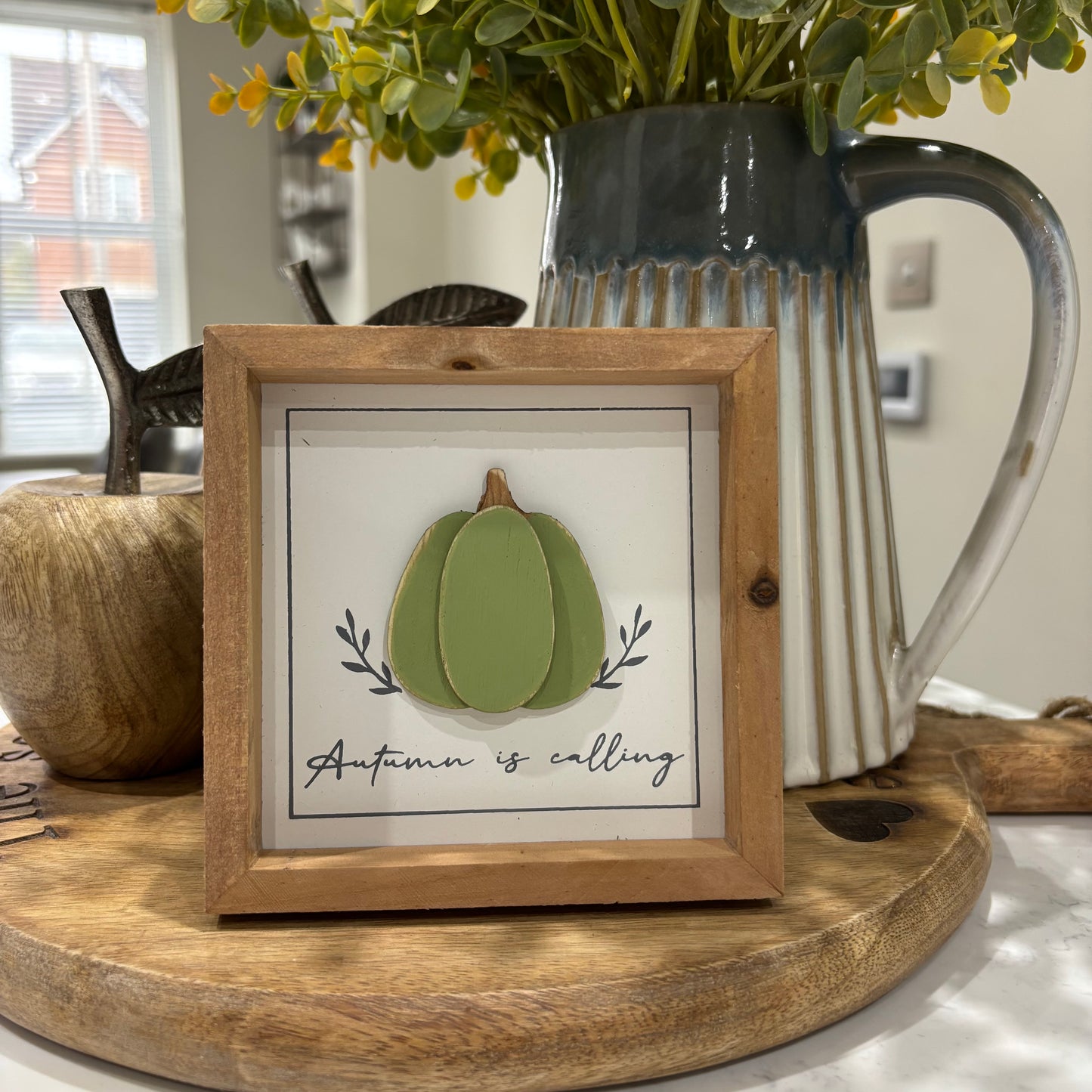 Harvest Pumpkin wooden plaques