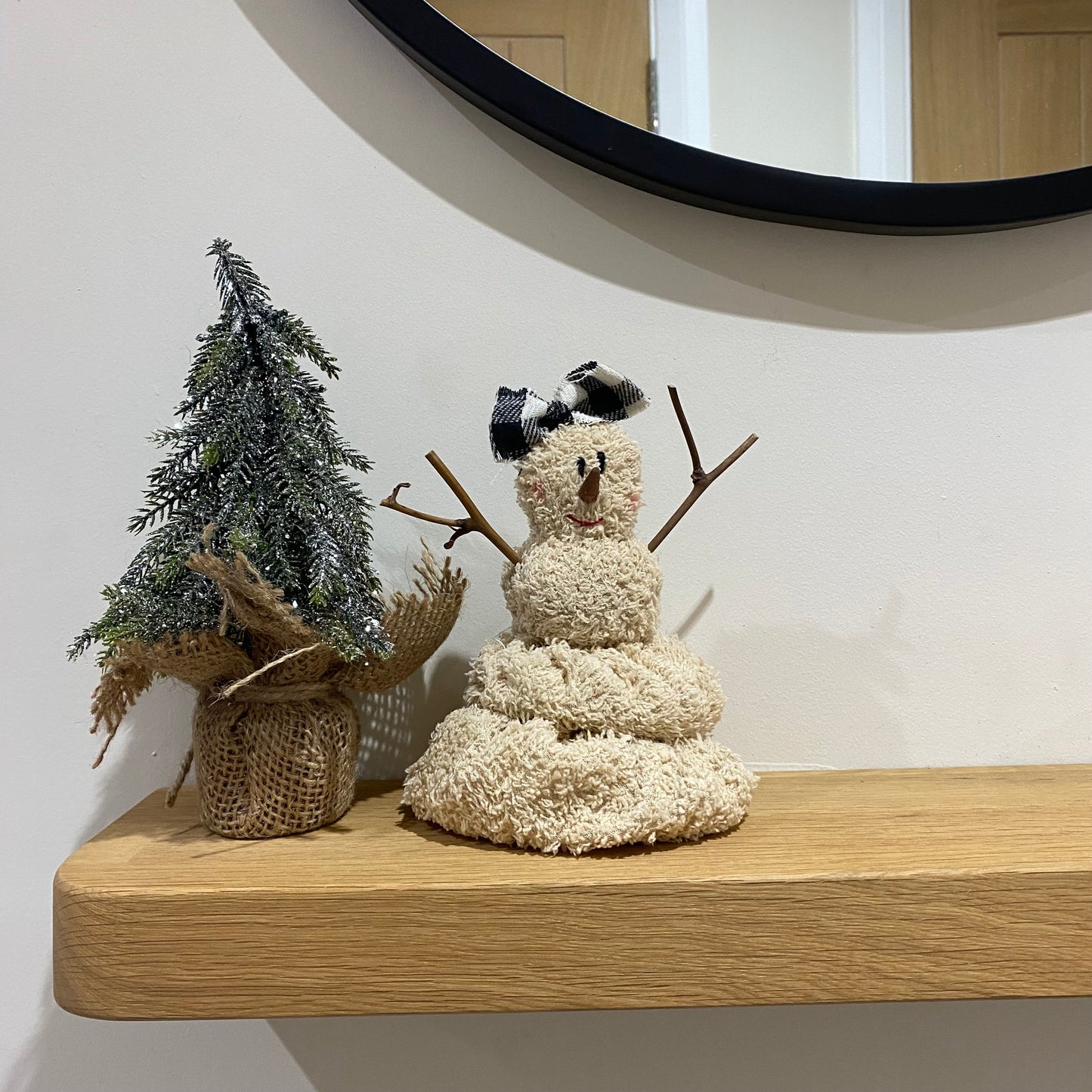 Melting Snow girl with bow