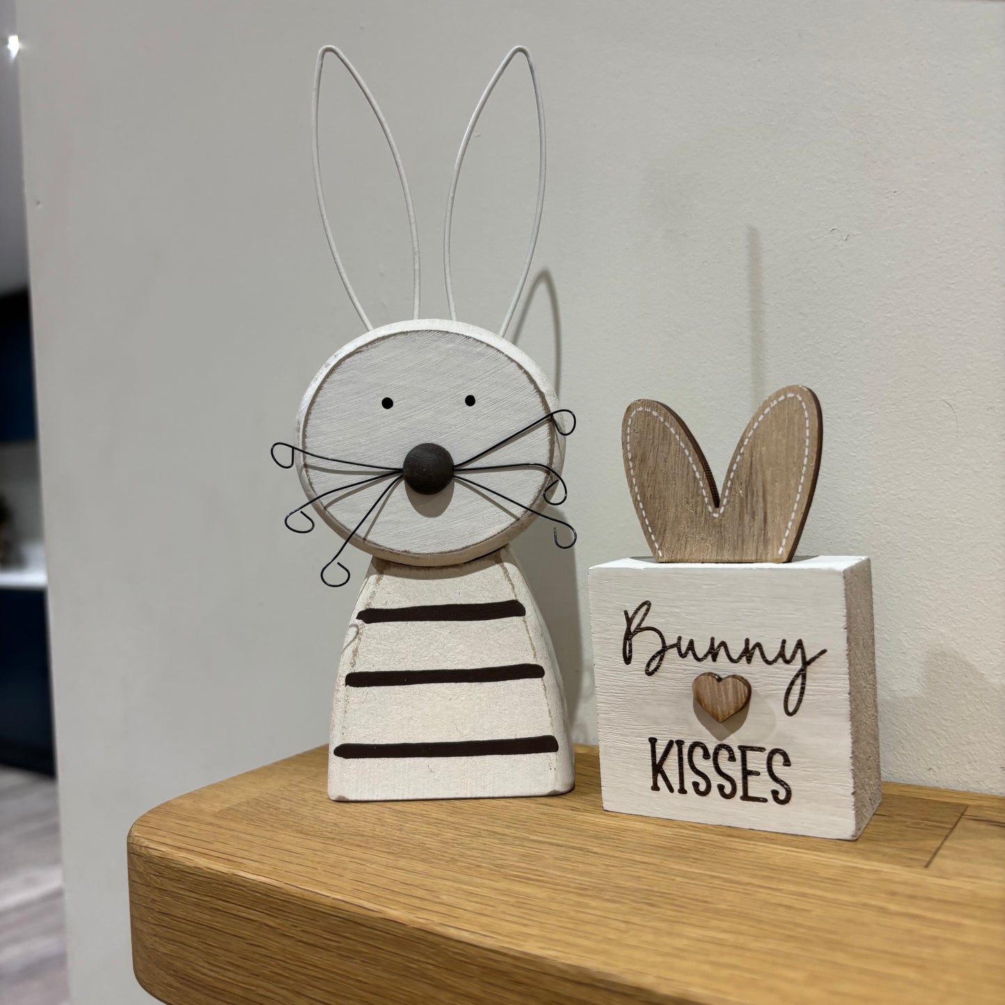 Rustic Wooden Bunny Ear Block - 3 designs