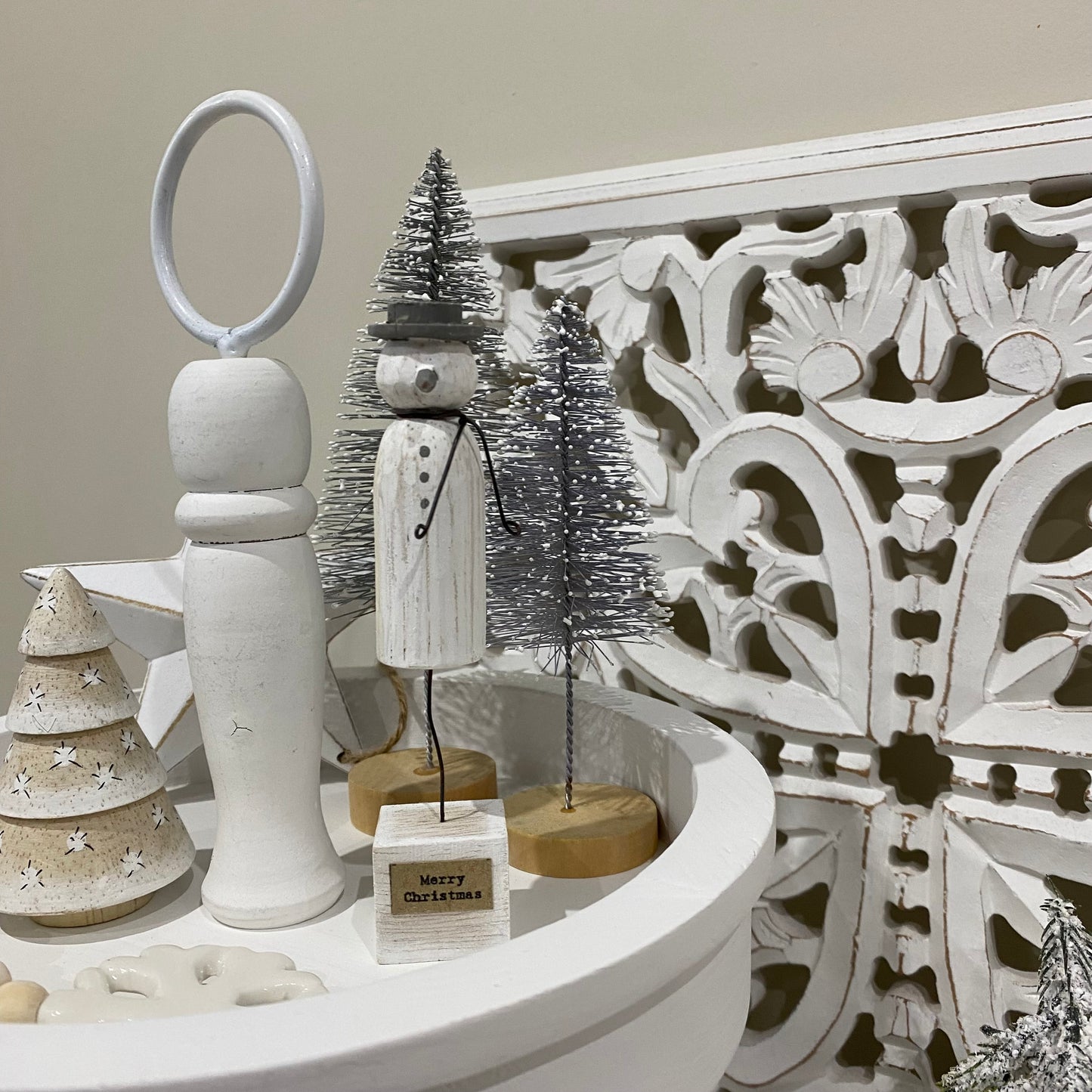 Snowman on Stand