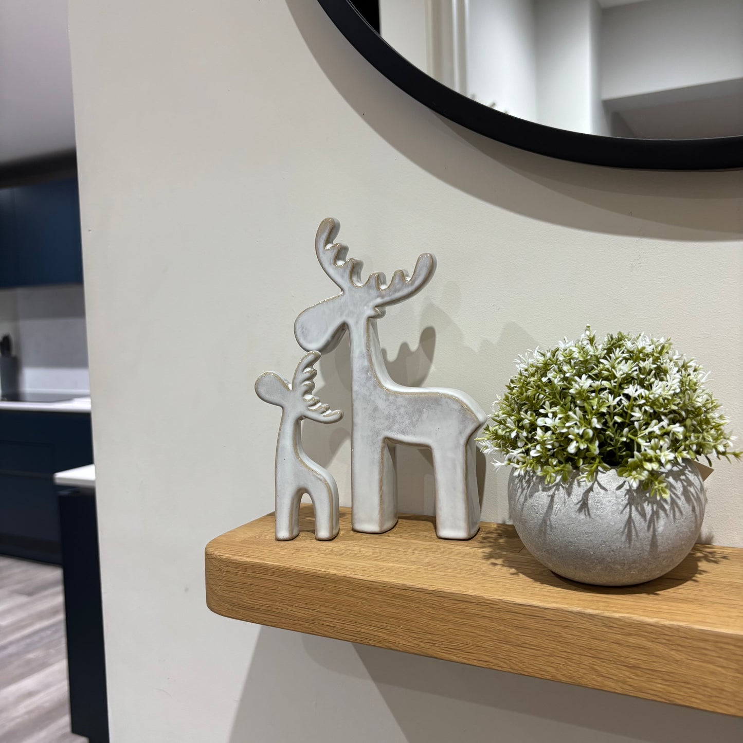 Natural Reindeers - set of 2