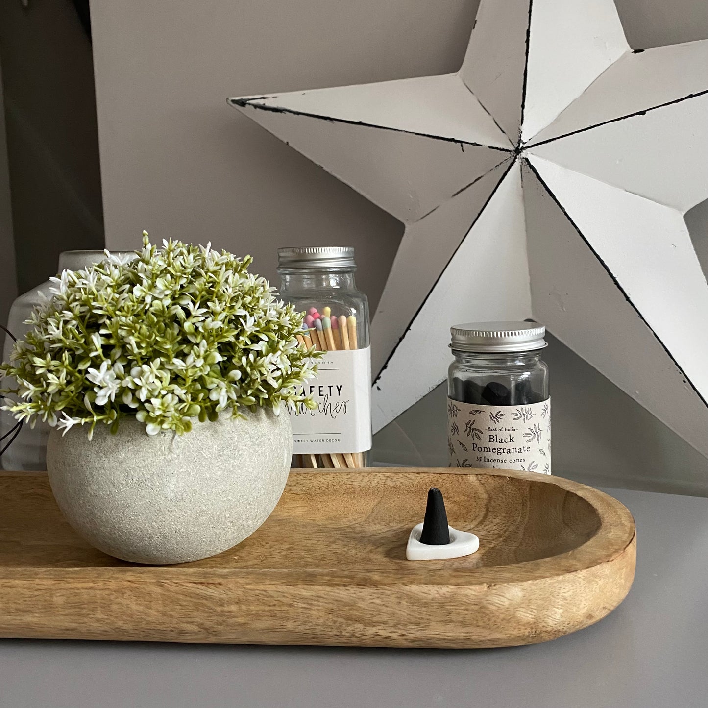 Matchbox incense cone - different styles