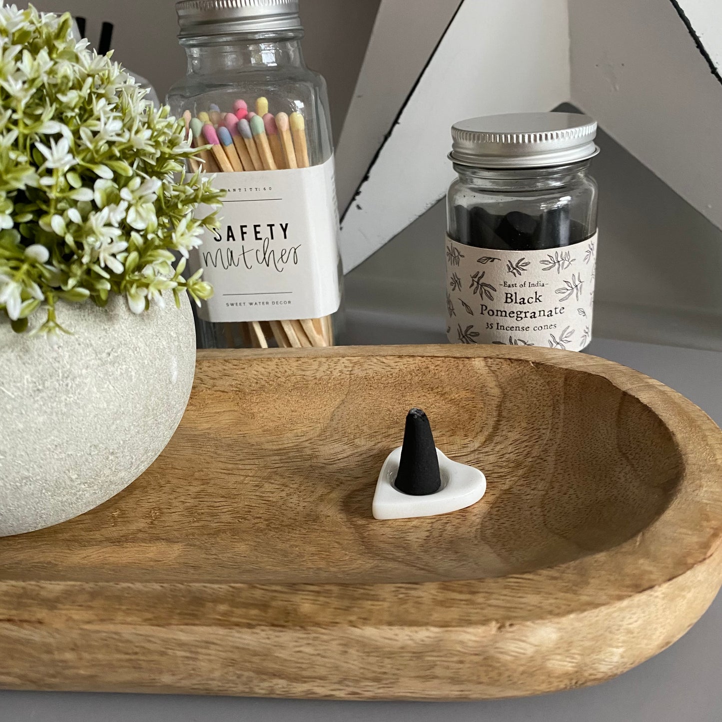 Matchbox incense cone - different styles