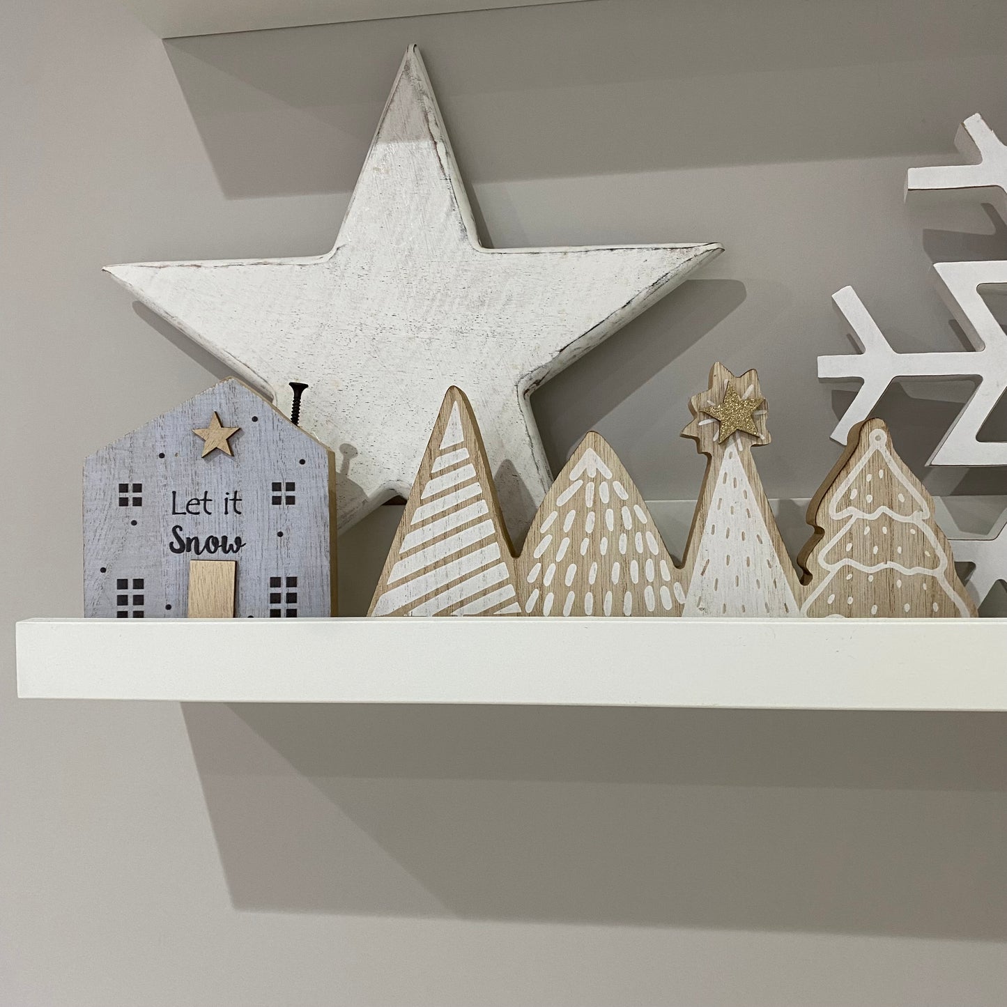 Wooden Festive Trees - imperfect