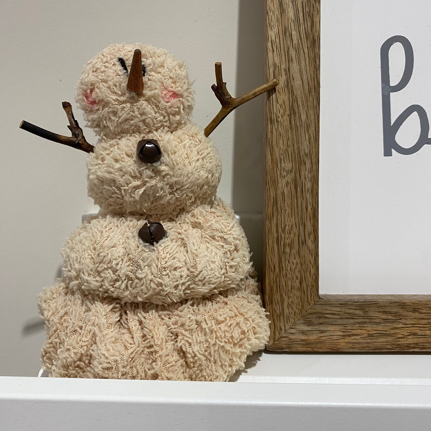 Small melting snowman