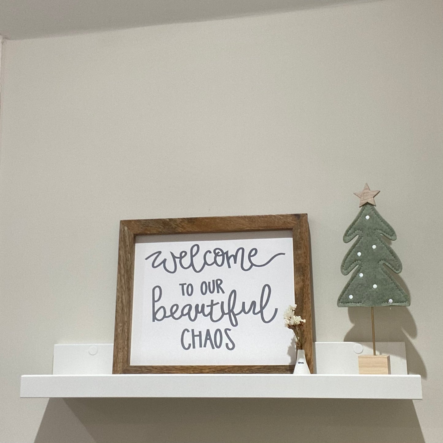 Green felt tree - 2 sizes
