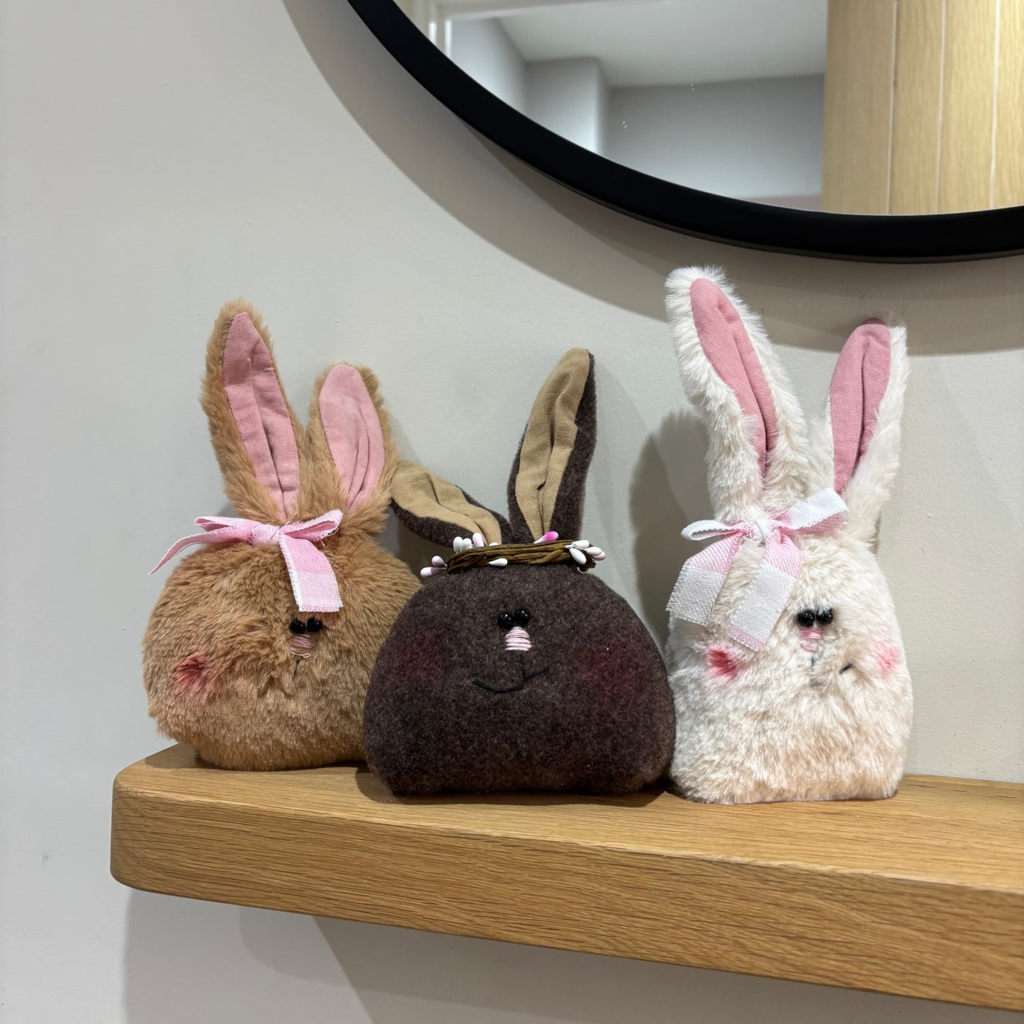 Fuzzy Tan Bunny Head
