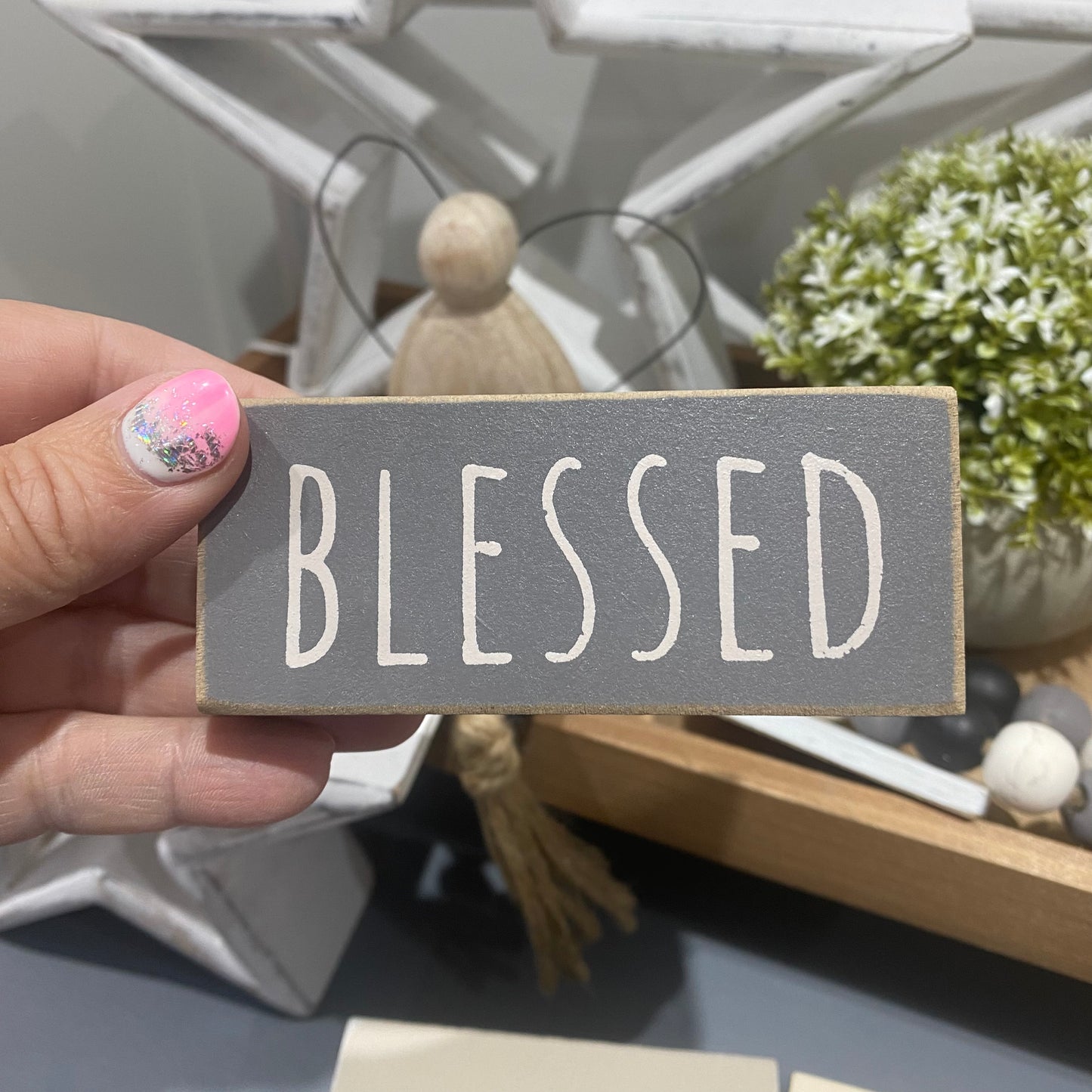 Thankful, Blessed, Grateful Block - 3 Styles