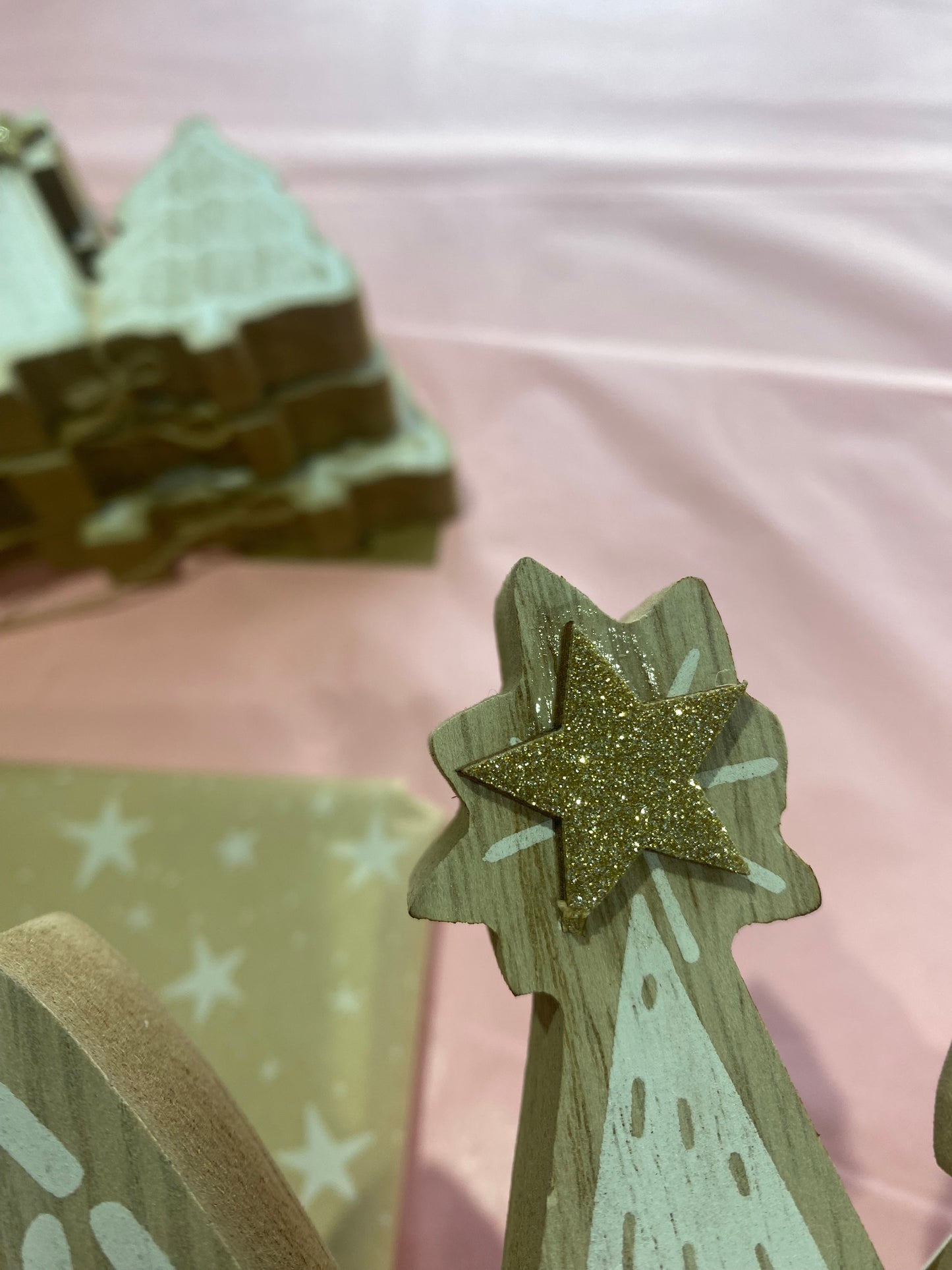 Wooden Festive Trees - imperfect