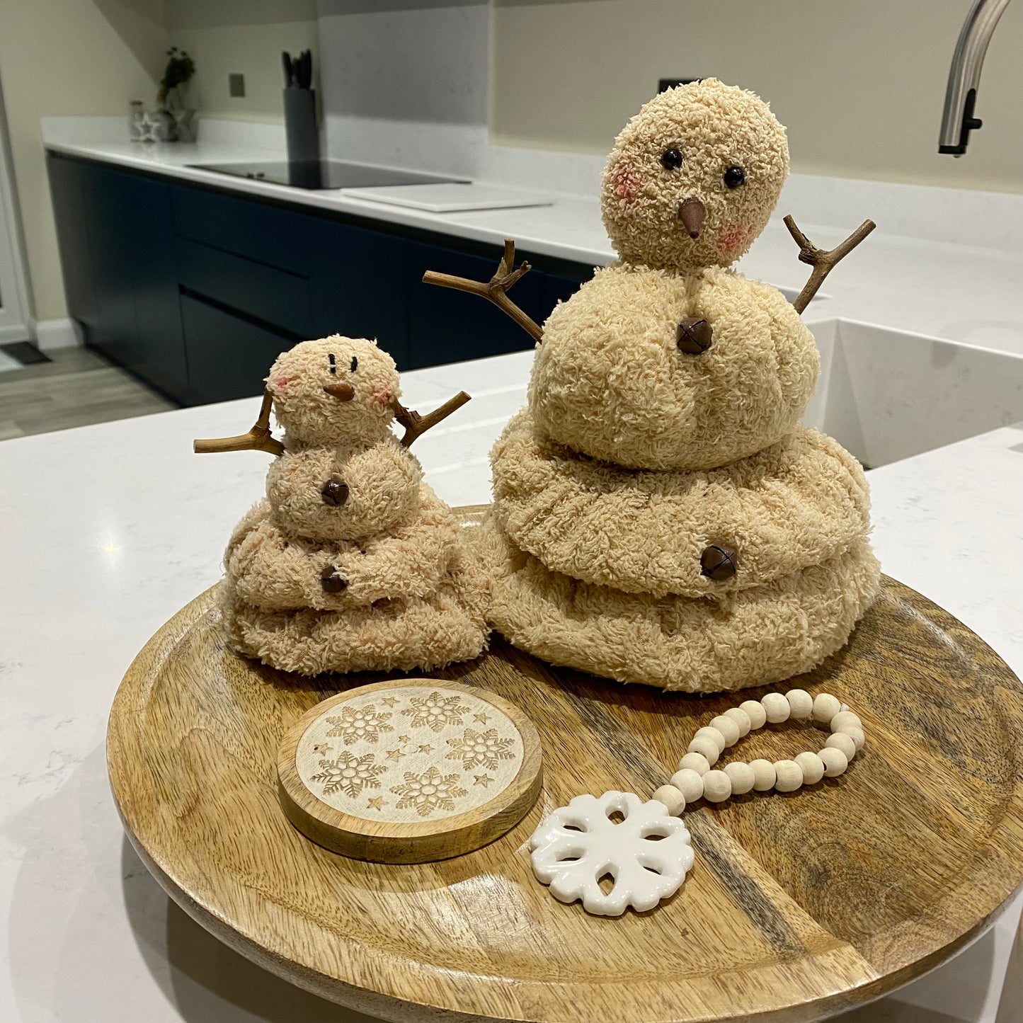 Small melting snowman