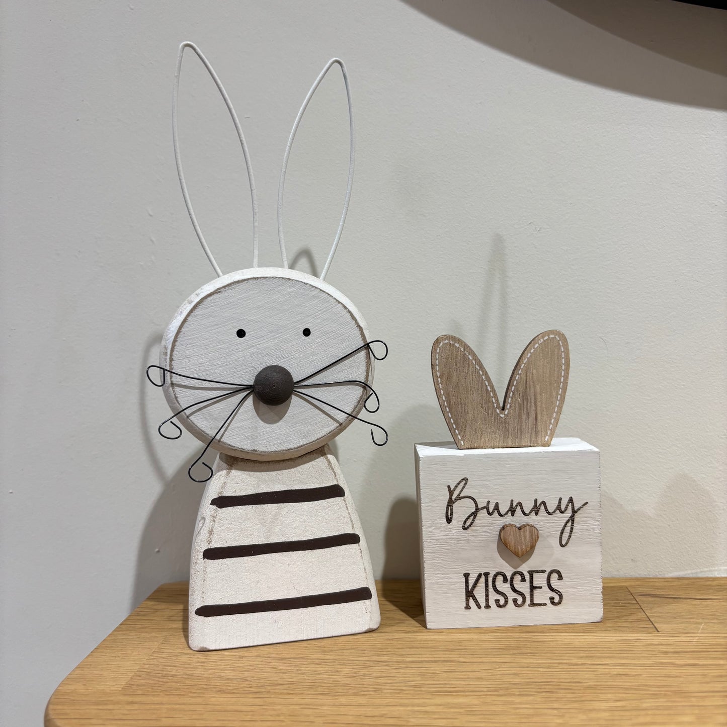 Rustic Wooden Bunny Ear Block - 3 designs
