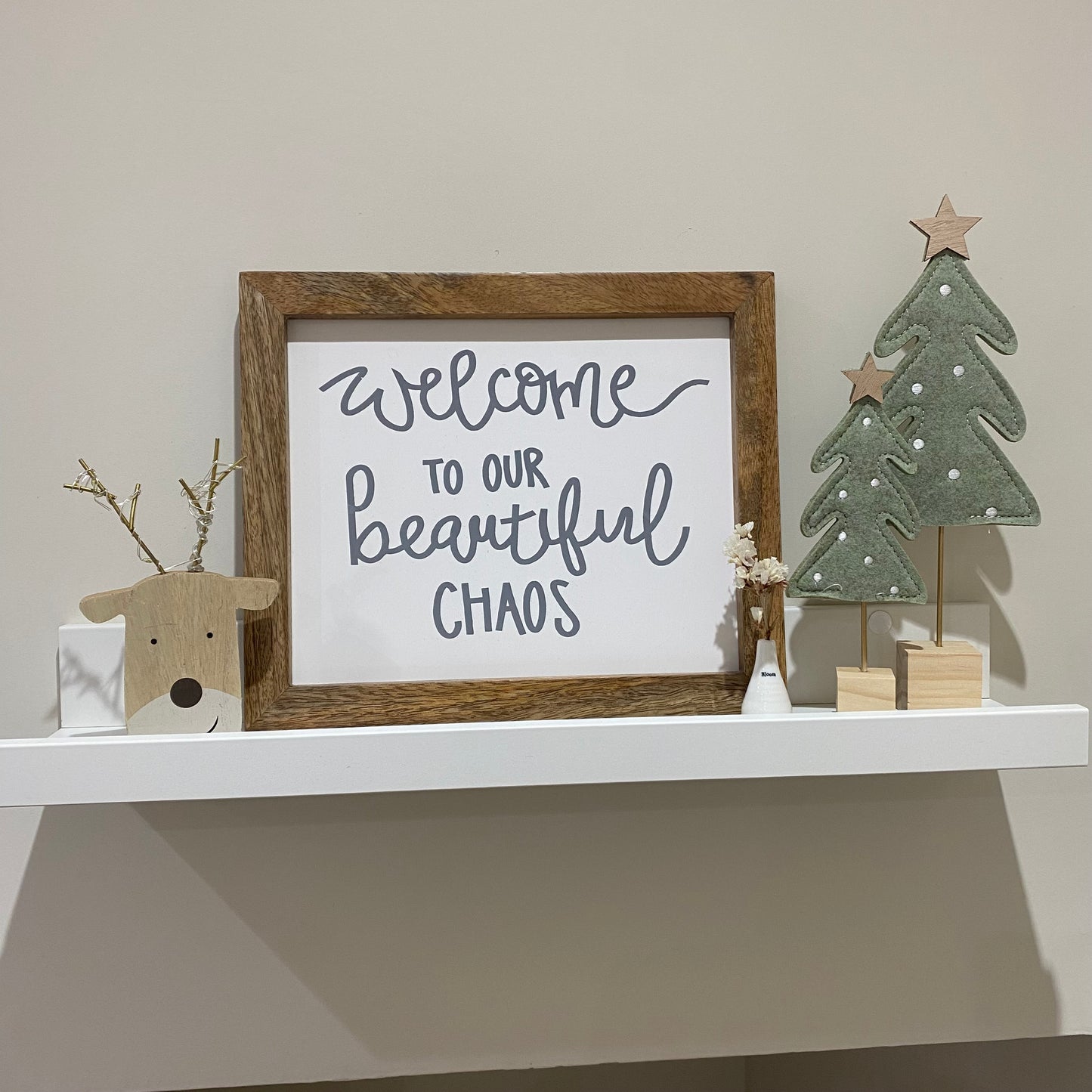 Green felt tree - 2 sizes