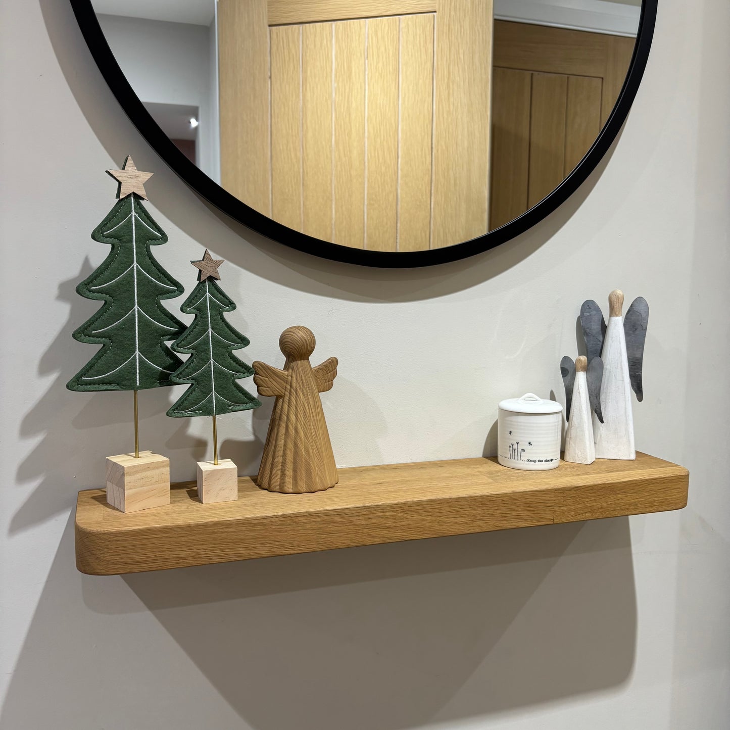 Dark Green felt Christmas Tree - 2 sizes