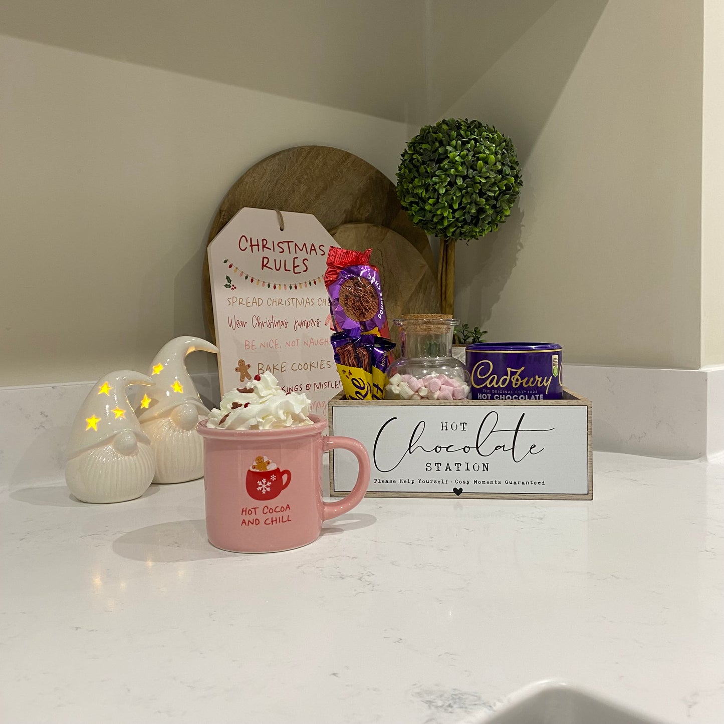 Hot Chocolate Station Crate