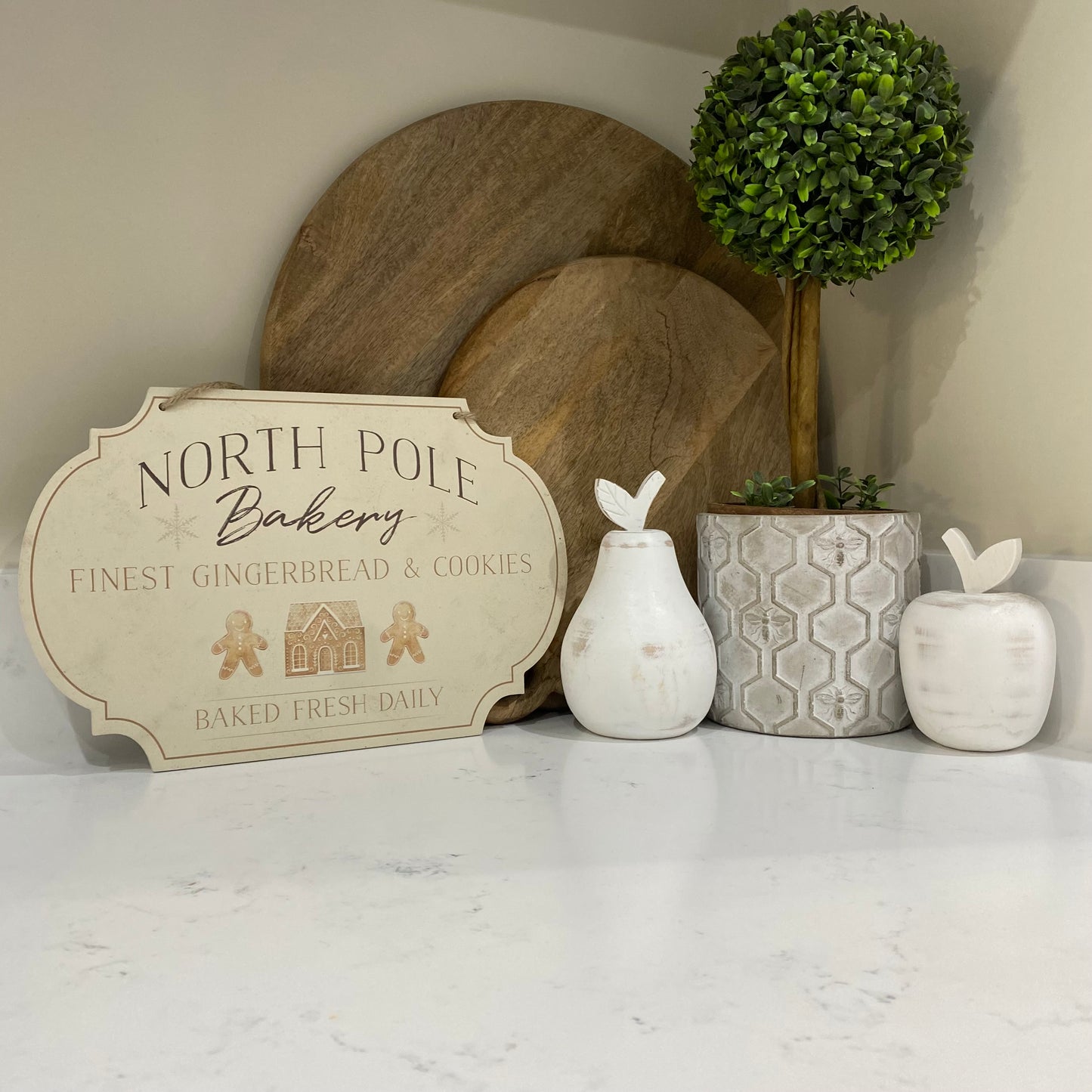 North Pole Bakery Sign