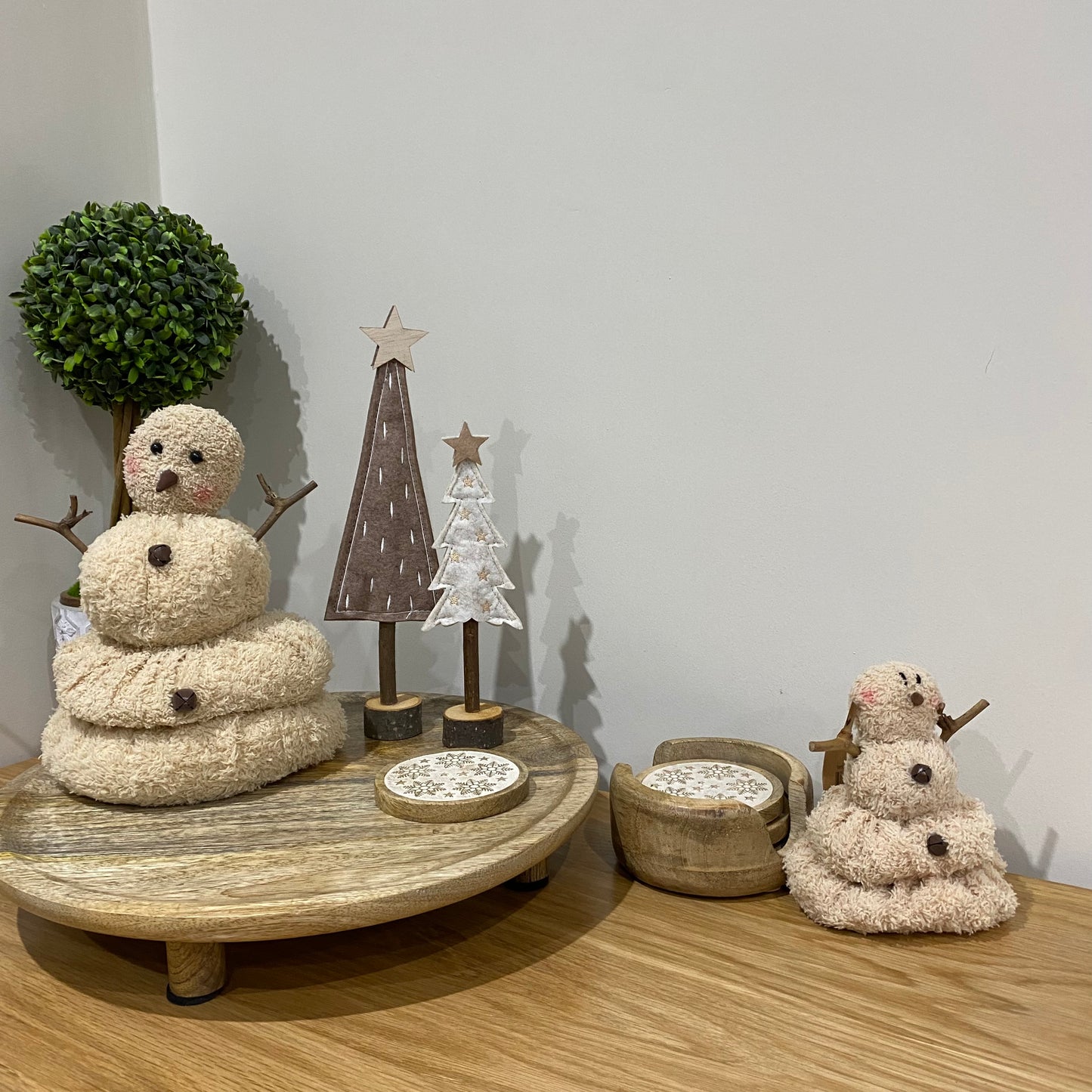 Small melting snowman