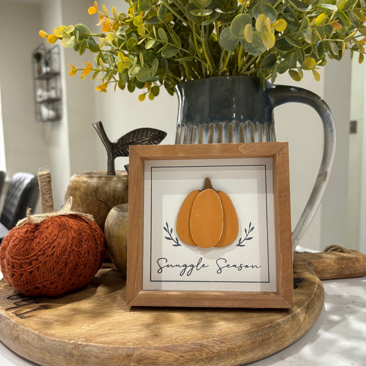 Harvest Pumpkin wooden plaques