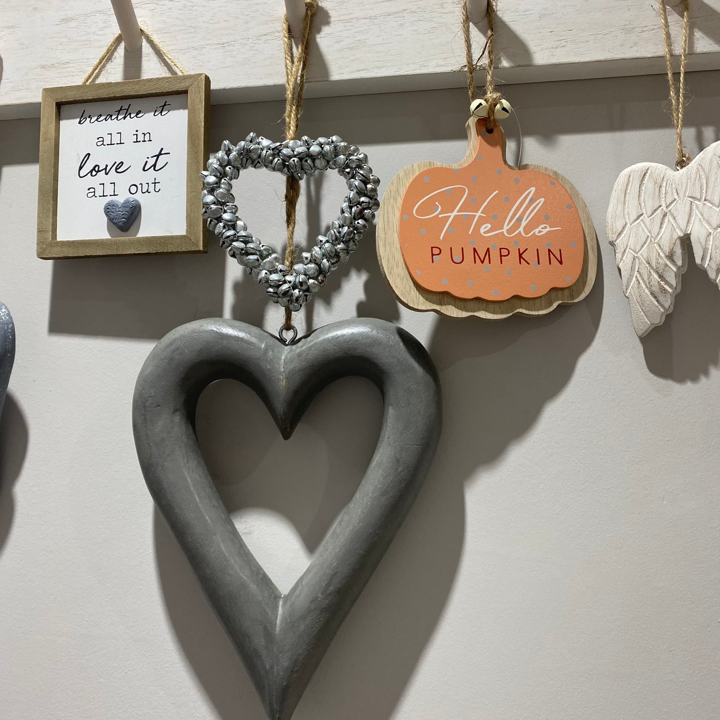 Hello Pumpkin Orange Hanger