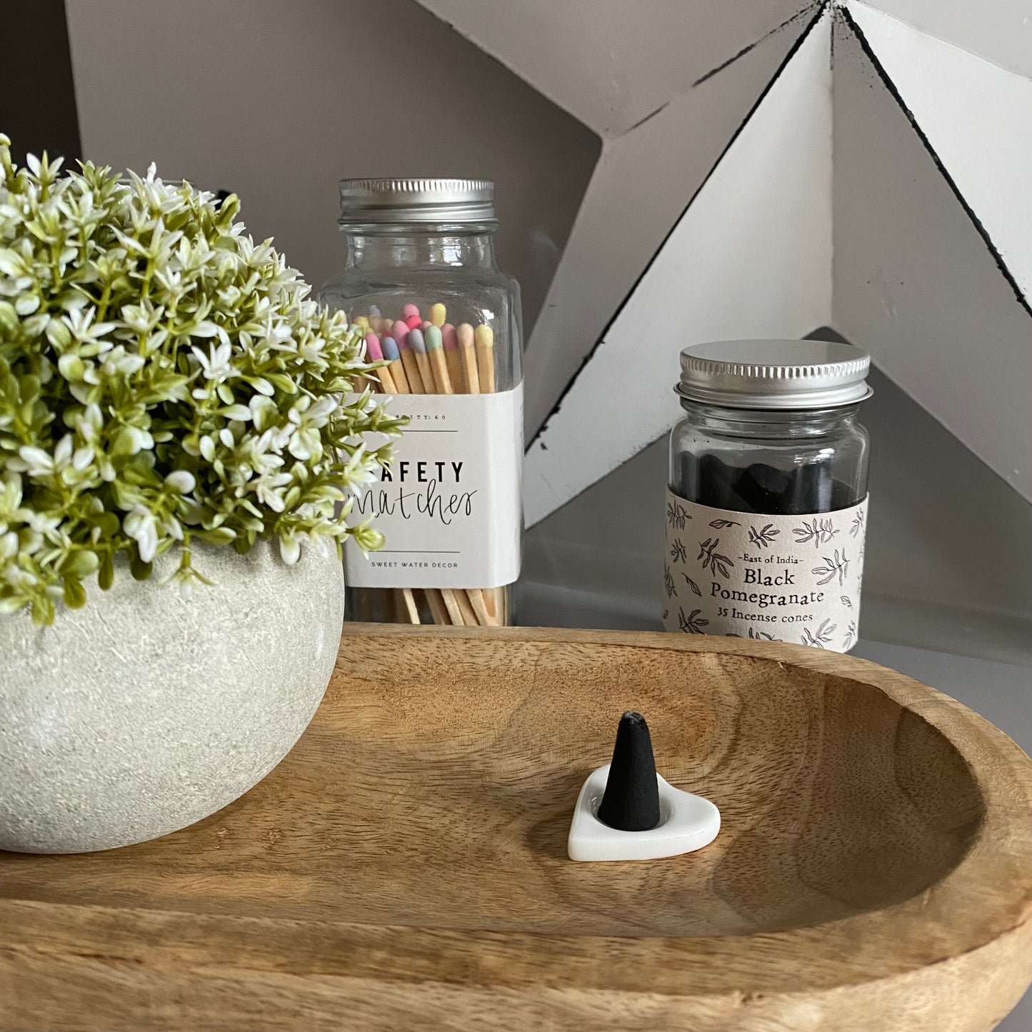 Matchbox incense cone - different styles