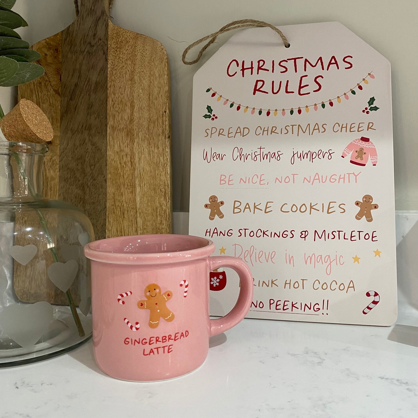 Sugarplum Fun Christmas Rules Sign