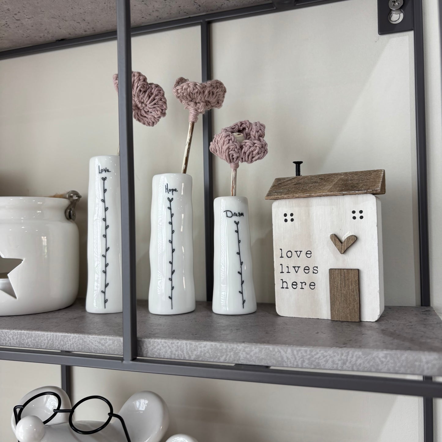 Trio of Bud Vases