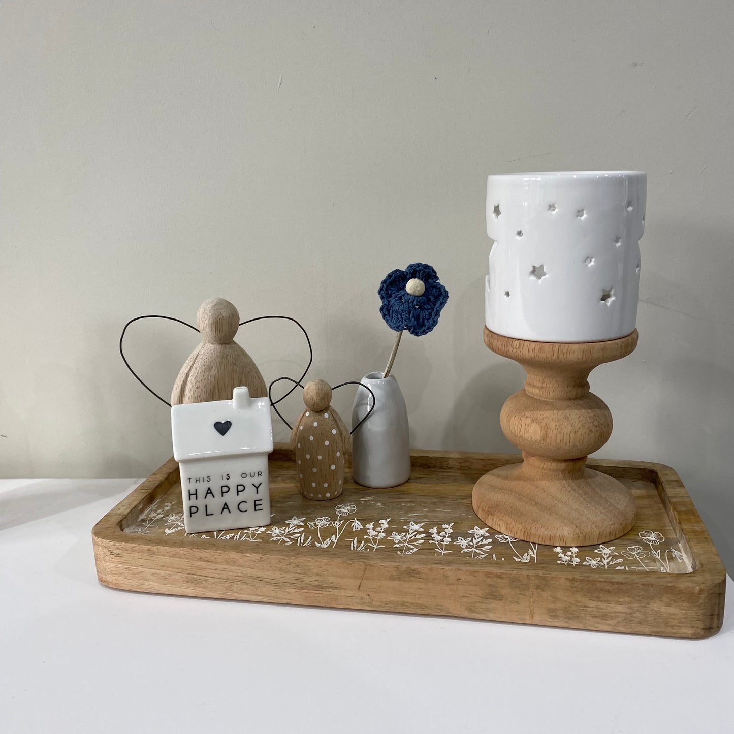 Our Happy Place Mini Porcelain House 7cm - imperfect