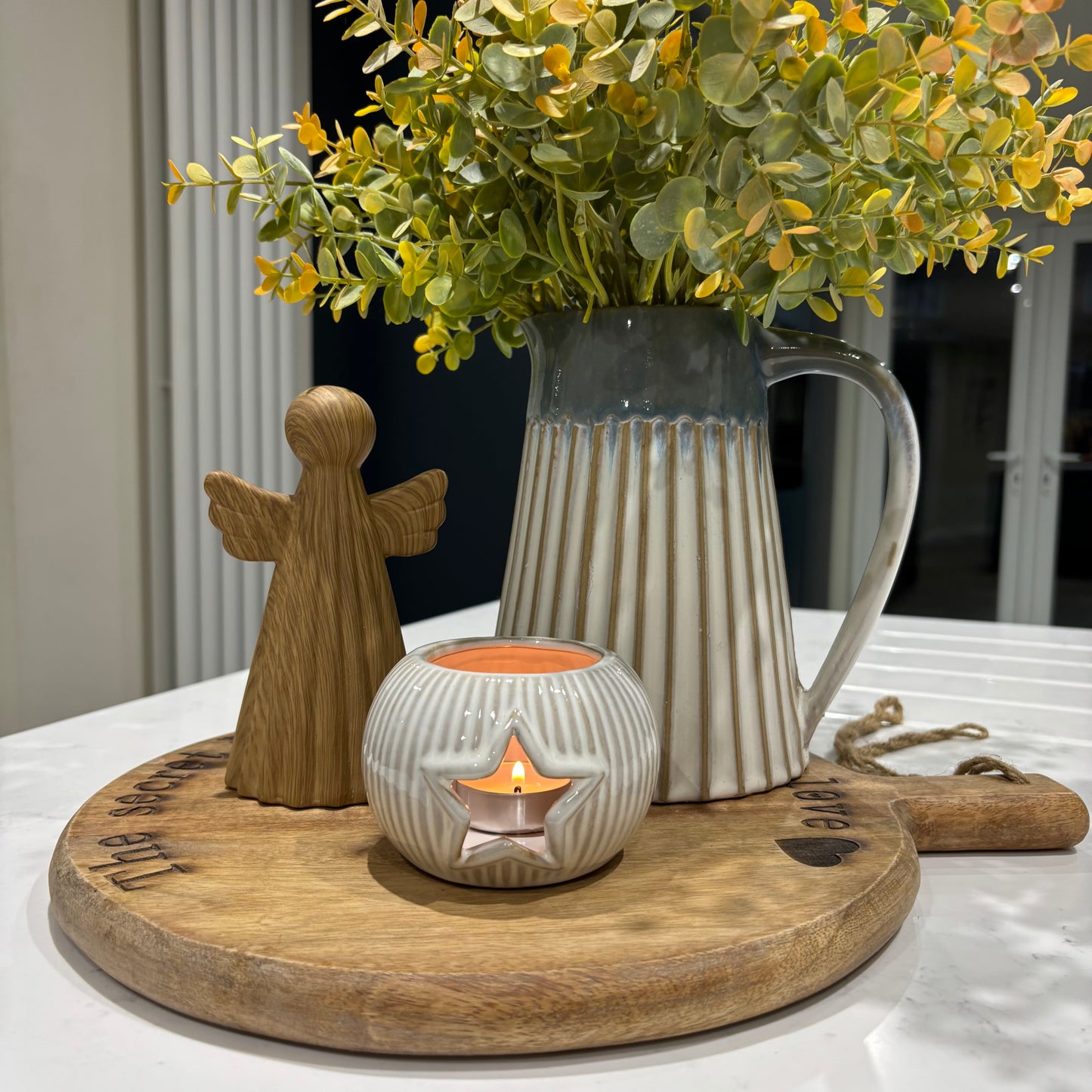 Wooden Angel 15cm - imperfect