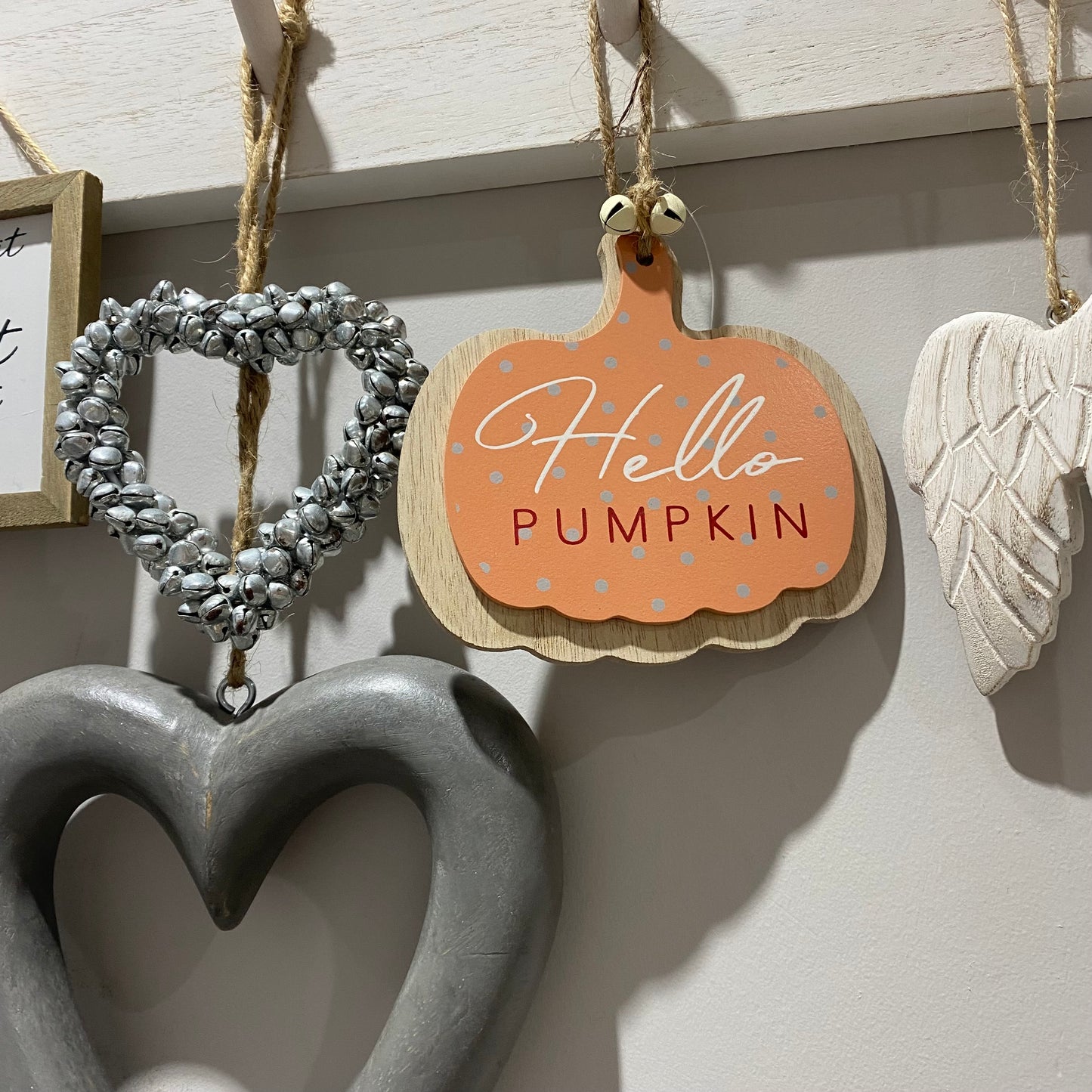 Hello Pumpkin Orange Hanger