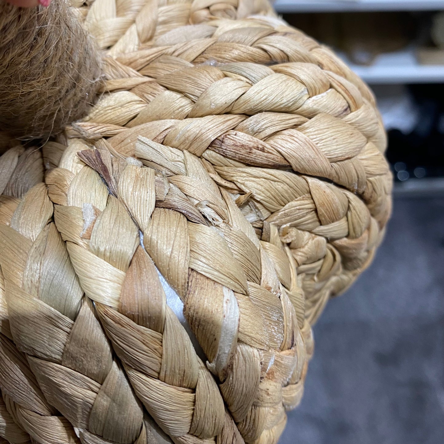 Natural Knitted Finish Pumpkin