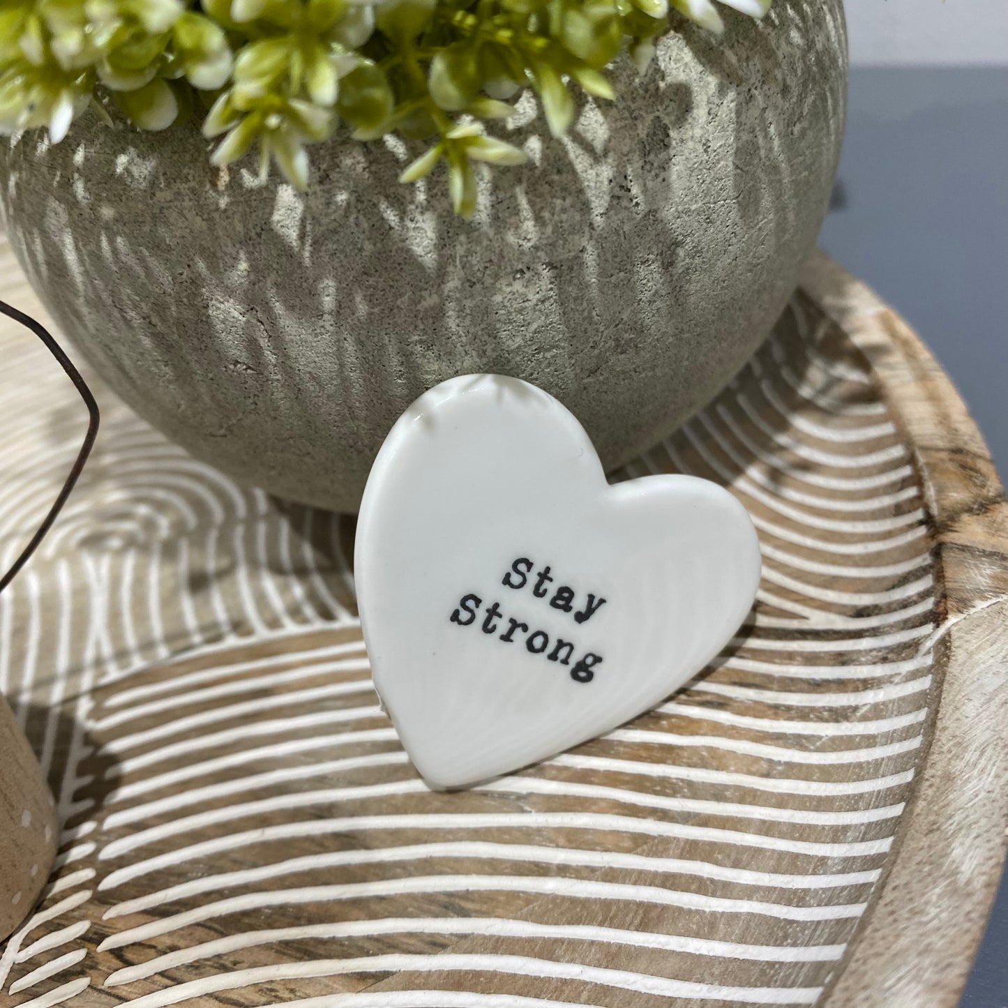 Tiny Heart Token - Stay Strong