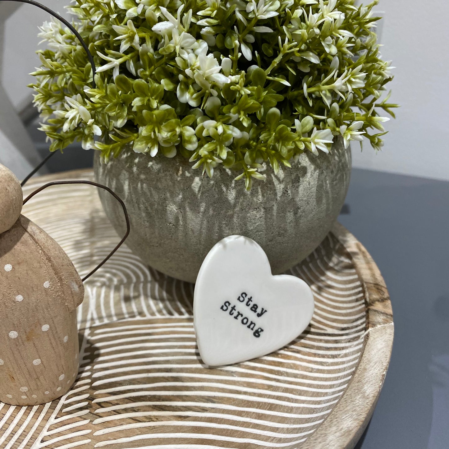 Tiny Heart Token - Stay Strong