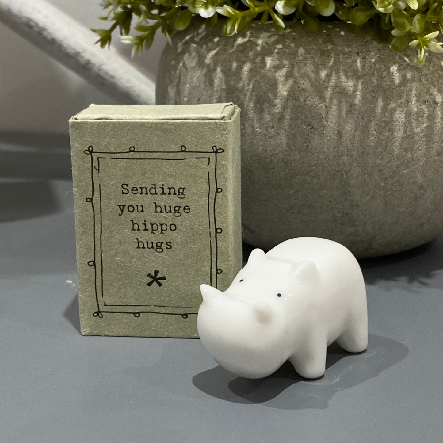 Matchbox Hippo - sending you huge hippo hugs