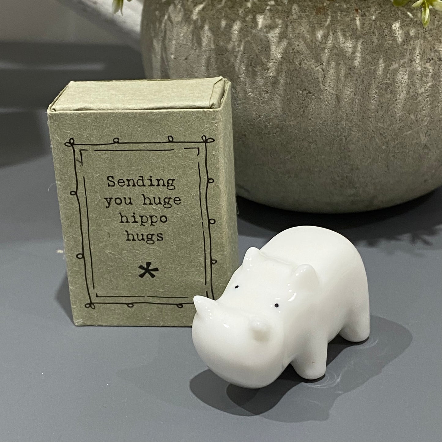 Matchbox Hippo - sending you huge hippo hugs