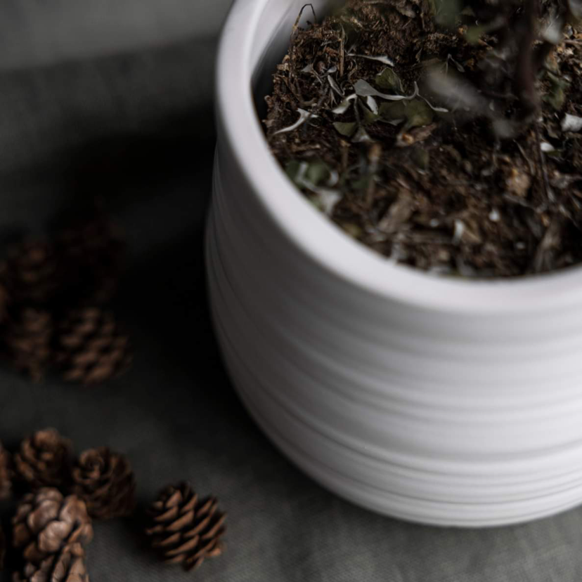 Torp White Plant Pot