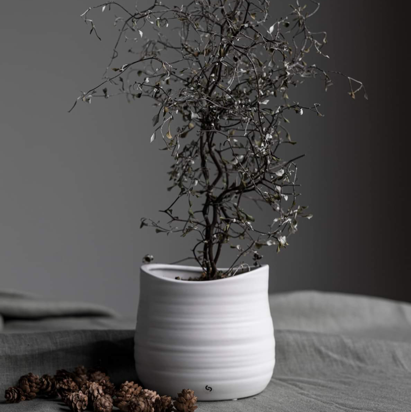Torp White Plant Pot