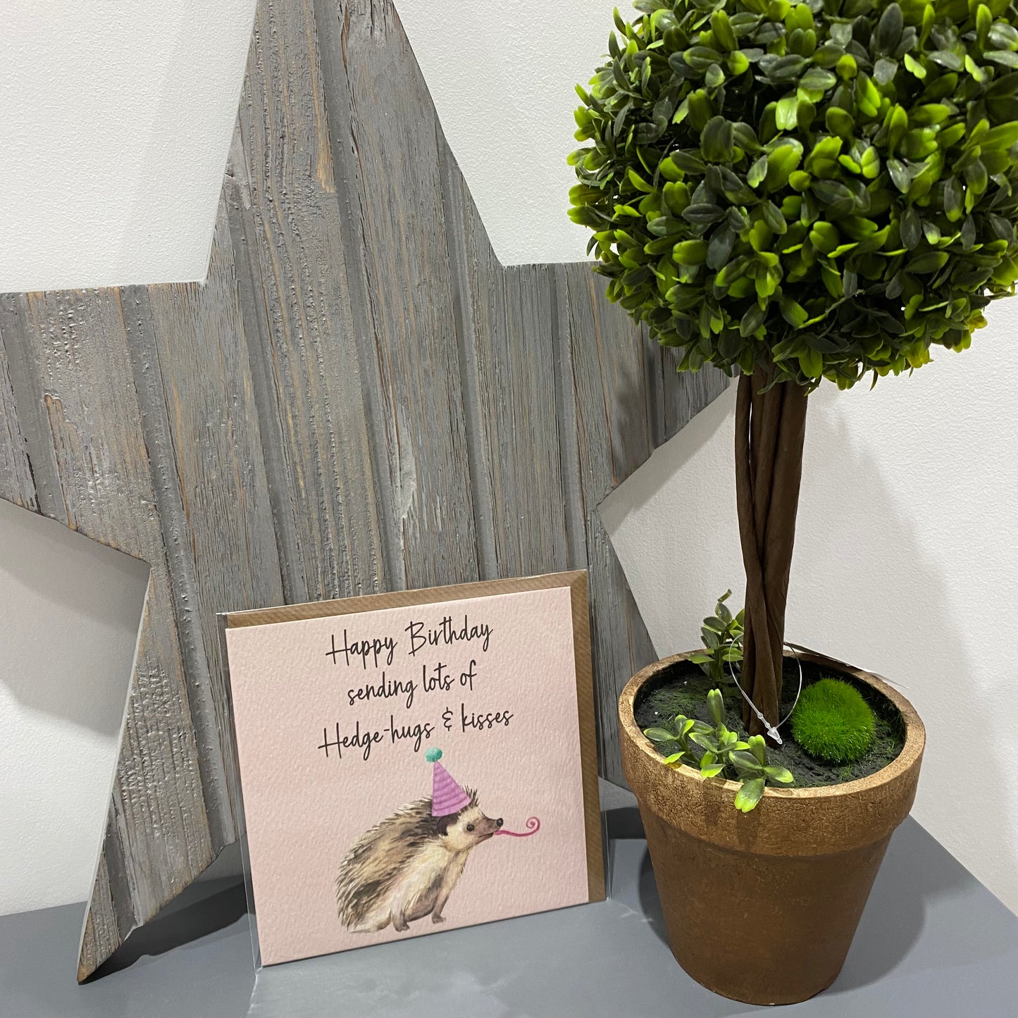 Hedgehugs Hedgehog Birthday Card