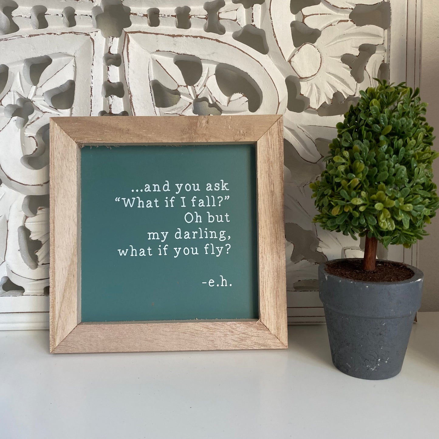 My Darling What If You Fly Frame - imperfect
