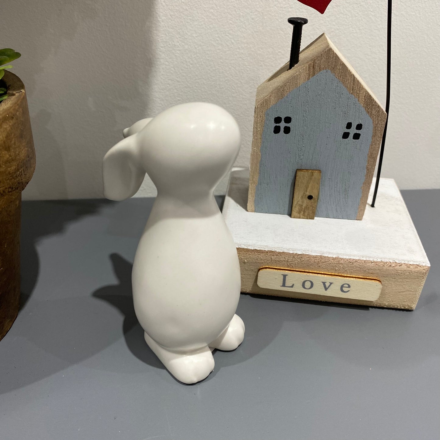 Matte White Bunny - Set of 2