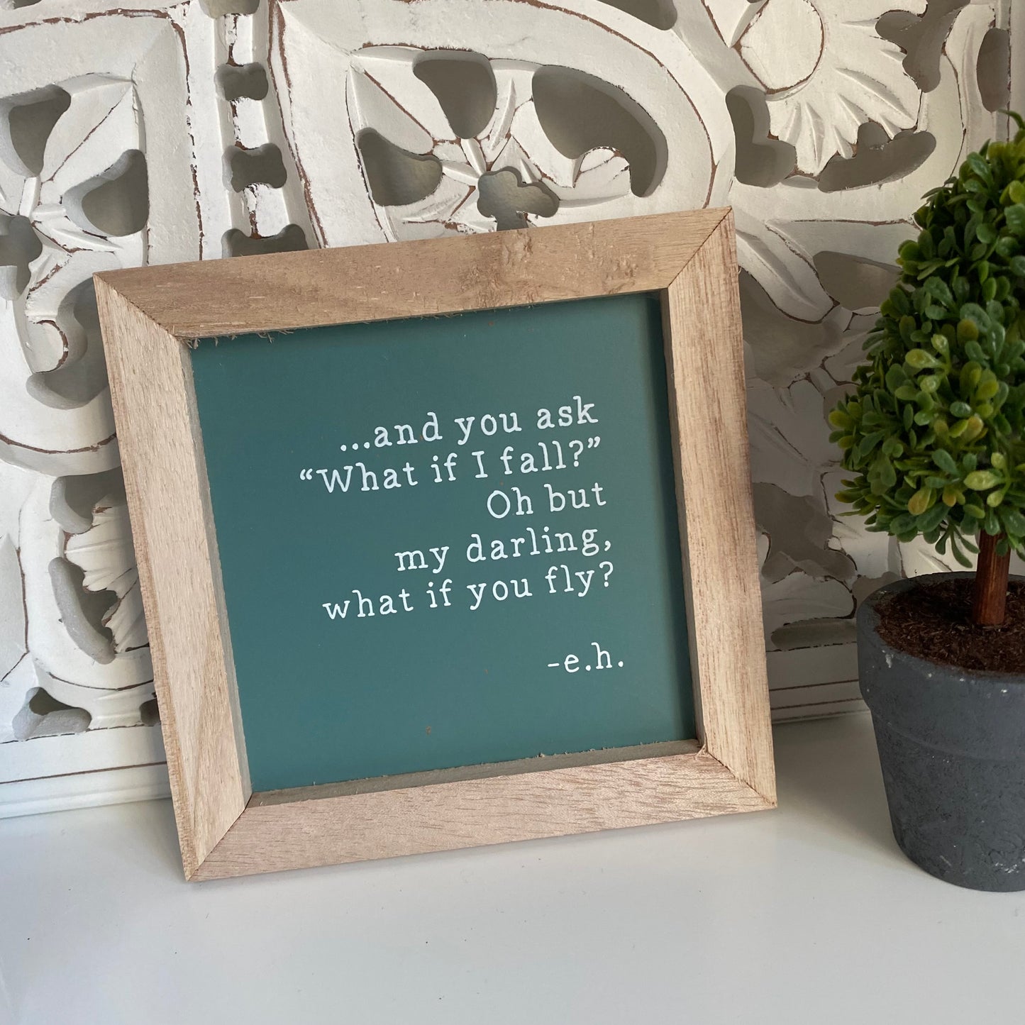 My Darling What If You Fly Frame - imperfect