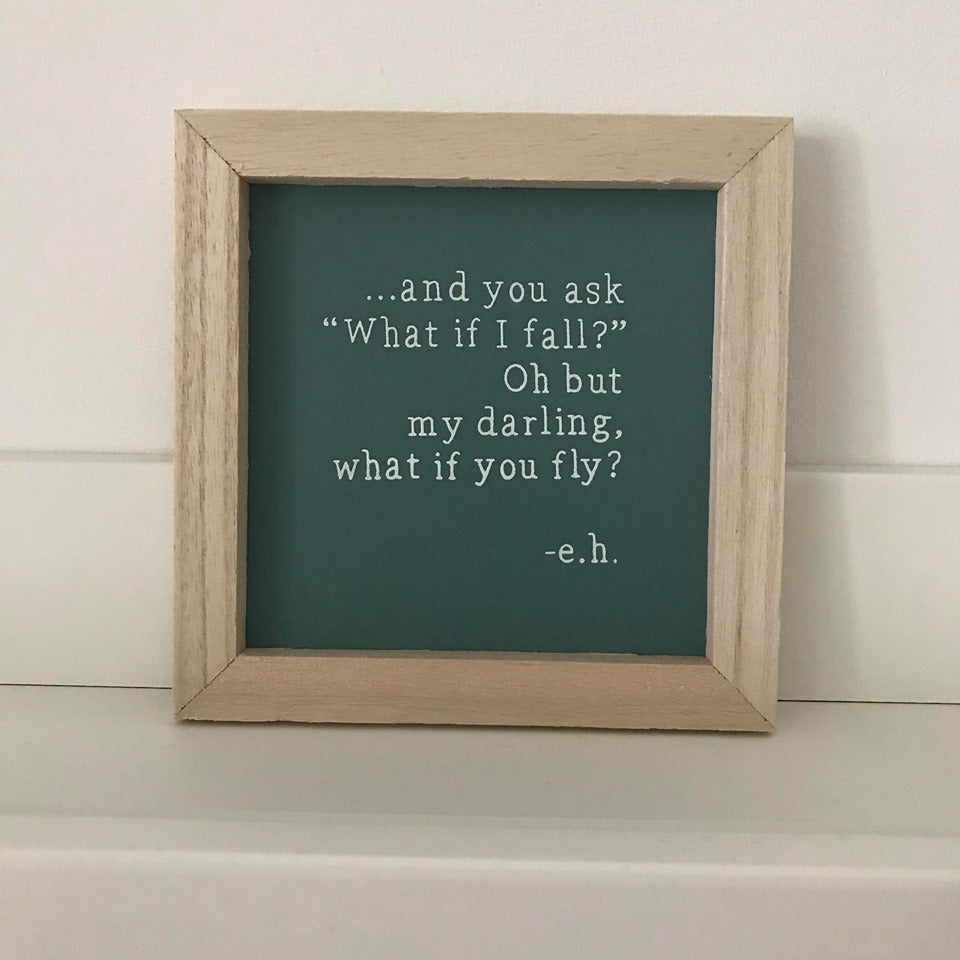 My Darling What If You Fly Frame - imperfect