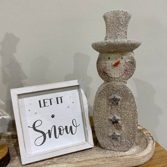 Glitter Snowman