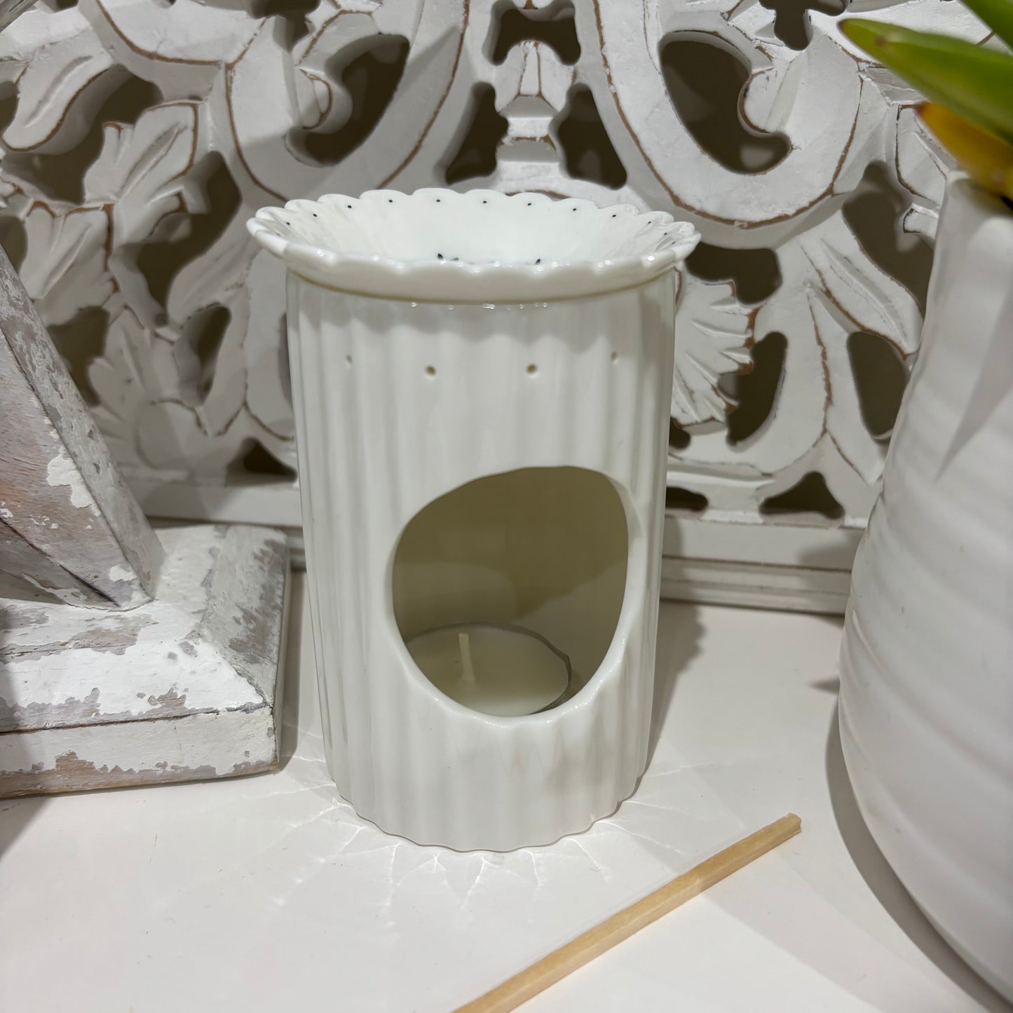 Scallop Wax Melt Burner – “May Your Troubles Melt Away”