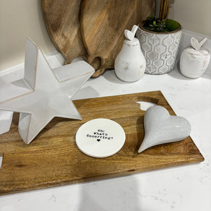 Heart Cut out chopping board