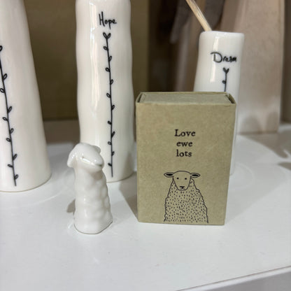 Love ewe lots sheep - Matchbox gift