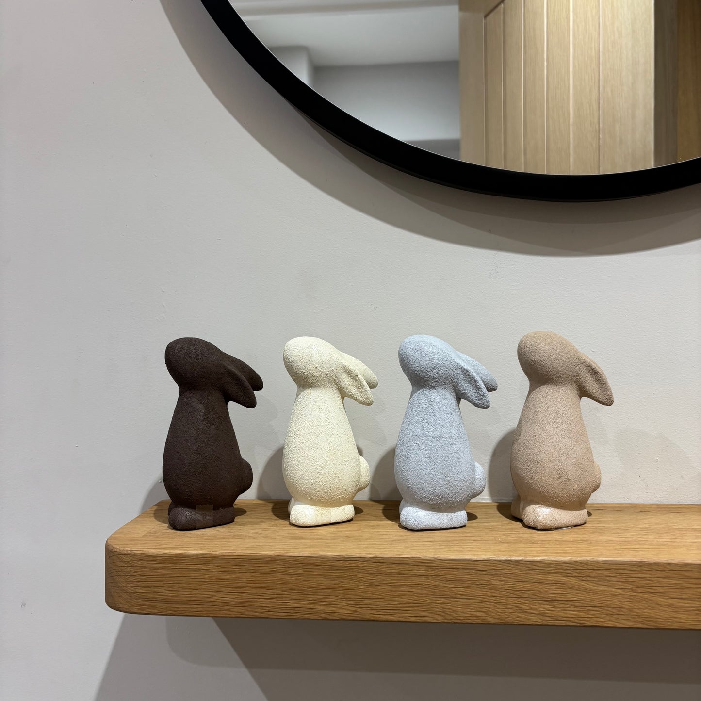 Rustic Standing Bunny Ornaments – Assorted Colours