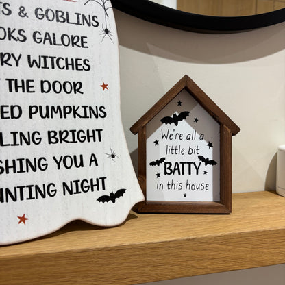 Spooktacular Halloween mini frames houses