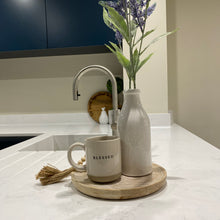 Load image into Gallery viewer, Blessed - Cream Glazed Ceramic Mug